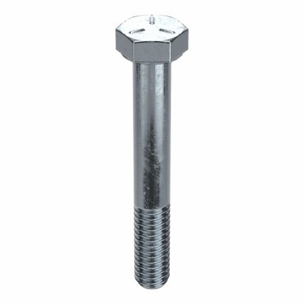 Hex Head Cap Screw: Steel, Grade 5, Zinc Plated, 5/16"-18, Coarse, 2 1/4 in lg, Made in USA*, 50 PK