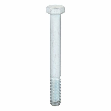 Hex Head Cap Screw: Steel, Grade 5, Zinc Plated, 5/8"-11, Coarse, 5 1/2 in lg, Made in USA*, 5 PK