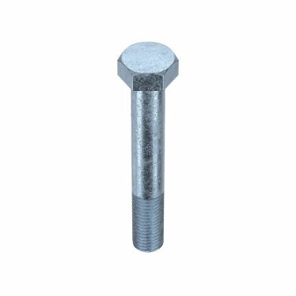 Hex Head Cap Screw: Steel, Grade 5, Zinc Plated, 3/4"-10, Coarse, 5 in lg, Made in USA*, Inch, 5 PK