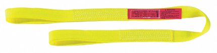 LIFT-ALL Web Sling: Type 3, Nylon, 5 ft Sling Lg, 11 in Eye Lg, 2 Plies