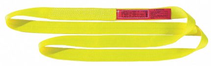 LIFT-ALL Web Sling: Type 5, Nylon, 2 Plies, 2 ft Sling Lg, 1 in Sling Wd