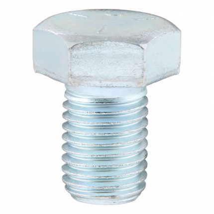 Hex Head Cap Screw: Steel, Grade 5, Zinc Plated, 1"-8, Coarse, 1 1/2 in lg, Made in USA*, Inch, 5 PK