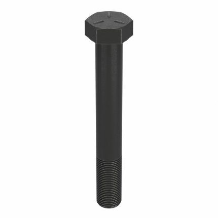 Hex Head Cap Screw: Steel, Grade 5, Black Oxide, 3/4"-16, Fine, 5 1/2 in lg, Made in USA*, 5 PK