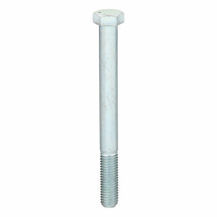 Hex Head Cap Screw: Steel, Grade 5, Zinc Plated, 5/8"-11, Coarse, 6 1/2 in lg, Made in USA*, 5 PK