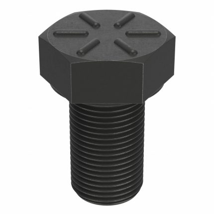 Hex Head Cap Screw: Steel, Grade 8, Black Oxide, 7/8"-14, Fine, 1 1/2 in lg, Made in USA*, 5 PK