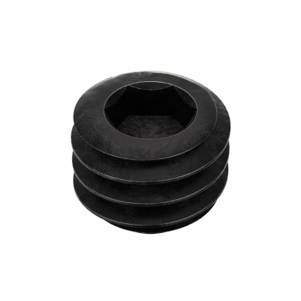 Socket Set Screw: 5/16"-18 Thread Size, 1/4 in Overall Lg, Cup pt, Alloy Steel, Black Oxide, 100 PK