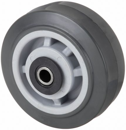 APPROVED VENDOR Caster Wheel: 5 in Wheel Dia., 2 in Wheel Wd, Polyurethane, 750 lb Load Rating, Std