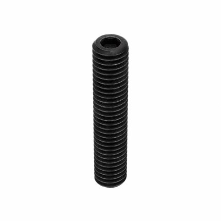 Socket Set Screw: #10-32 Thread Size, 1 in Overall Lg, Cup pt, Alloy Steel, Black Oxide, 100 PK