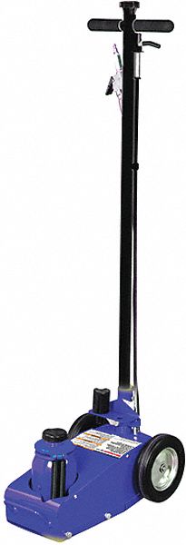 WESTWARD Truck Axle Jacks: Steel, Hydraulic, Air, 22 ton Load Capacity, 9 3/4 in Min Lift, ASME PASE