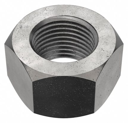 Hex Nut: 5/8"-18 Thread, 15/16 in Hex Wd, 35/64 in Hex Ht, Steel, Grade 8, Black Oxide, 25 PK