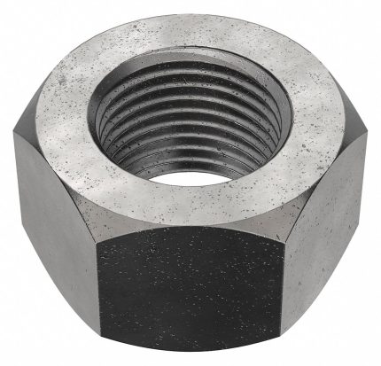 Hex Nut: 5/8"-18 Thread, 15/16 in Hex Wd, 35/64 in Hex Ht, Steel, Grade 5, Black Oxide, 25 PK