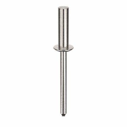 Blind Rivet,2 2/95" L,0.186" dia,PK250: Inch, 2 1/64 in Overall Lg, 45/64 in Body Lg, Dome, 250 PK