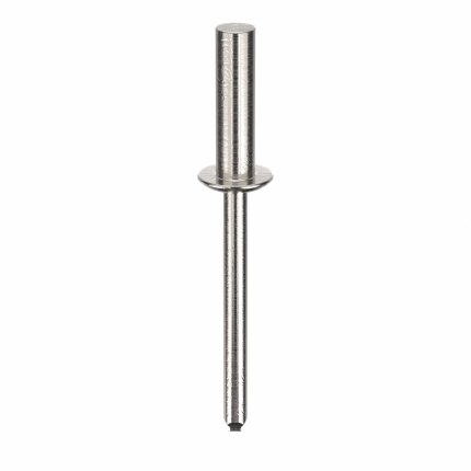 Blind Rivet,2 2/95" L,0.186" dia,PK250: Inch, 2 1/64 in Overall Lg, 45/64 in Body Lg, Dome, 250 PK