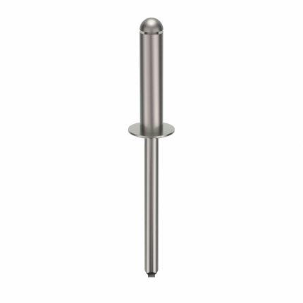 Blind Rivet,2 10/99" L,0.186" dia,PK100: Inch, 2 3/32 in Overall Lg, 51/64 in Body Lg, Dome, 100 PK