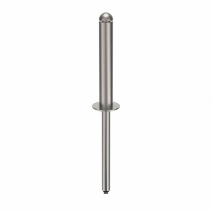 Blind Rivet,2 10/21" L,0.186" dia,PK100: Inch, 2 15/32 in Overall Lg, 1 11/64 in Body Lg, 100 PK