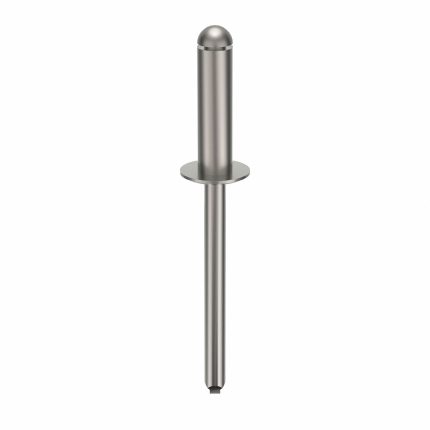 Blind Rivet,1 41/42" L,0.186" dia,PK250: Inch, 1 31/32 in Overall Lg, 43/64 in Body Lg, Dome, 250 PK