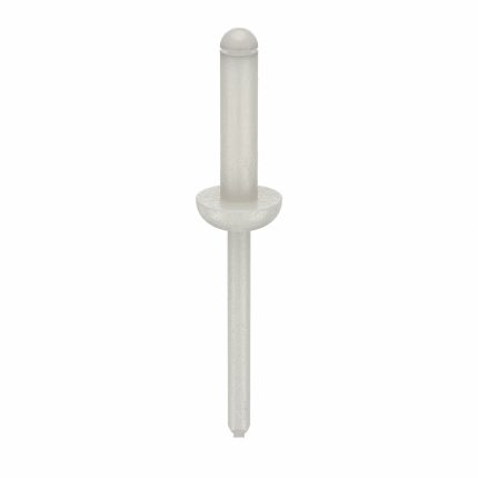 Blind Rivet,13/64 in dia,PK25: Inch, 13/16 in Body Lg, 0.2031 in Shank Dia, Open End, Dome, 25 PK