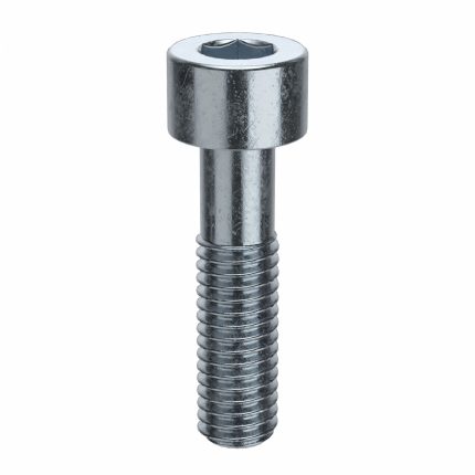 Socket Head Cap Screw: #10-32 Thread Size, 3/4 in Lg, Std, Zinc Plated, Steel, 5/32 in Drive, 100 PK