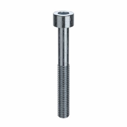 Socket Head Cap Screw: #10-32 Thread Size, 1 1/2 in Lg, Std, Zinc Plated, Steel, 100 PK