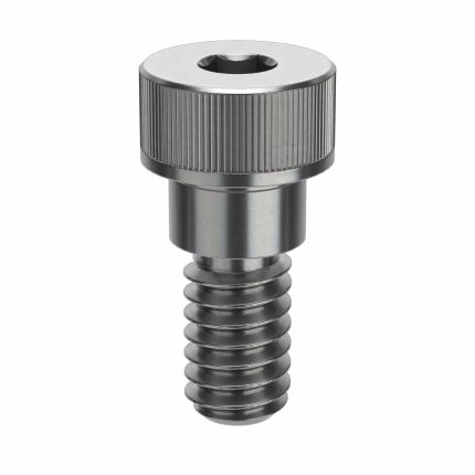 Shoulder Screw: Std Shoulder Screw, M3-0.5 Thr Size, 4.5 mm Thr Lg, 6 mm Shoulder Lg, Std, Plain