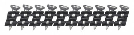 DEWALT Framing Nails,1/2" L,Zinc Plated,PK1000: Nails for Steel, Flat, Smooth, Steel, 1,000 PK