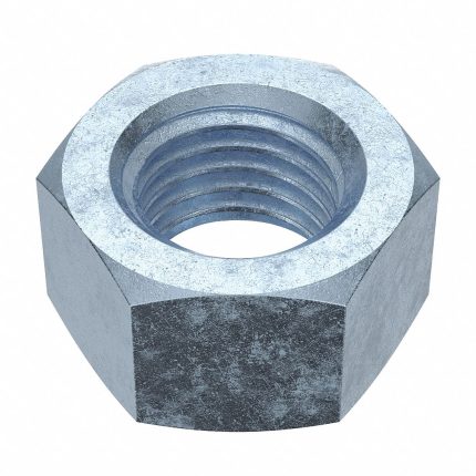 Hex Nut: 7/8"-9 Thread, 1 19/64 in Hex Wd, 3/4 in Hex Ht, Stainless Steel, 18-8, Plain, 115 PK