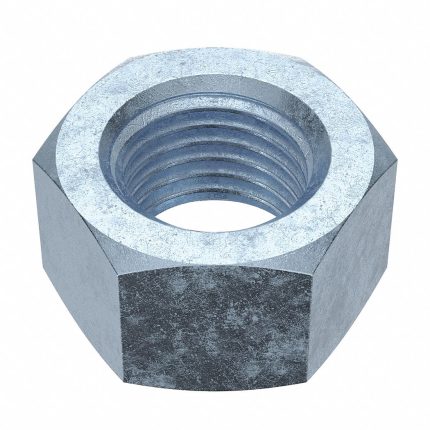 Hex Nut: 3/8"-24 Thread, 9/16 in Hex Wd, 21/64 in Hex Ht, Stainless Steel, 18-8, Plain, 1,350 PK