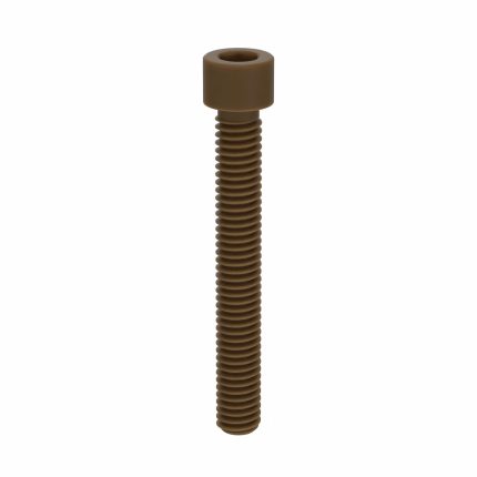 Socket Head Cap Screw: 5/16"-18 Thread Size, 2 3/8 in Lg, Std, Plain, PEEK, Not Graded, 10 PK