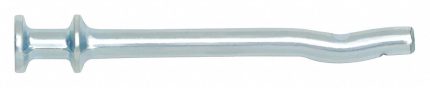 DEWALT Hammer Drive Pin Anchor: 3/16 in Dia, 2 in Overall Lg, Flat, Steel, Zinc Plated, 100 PK