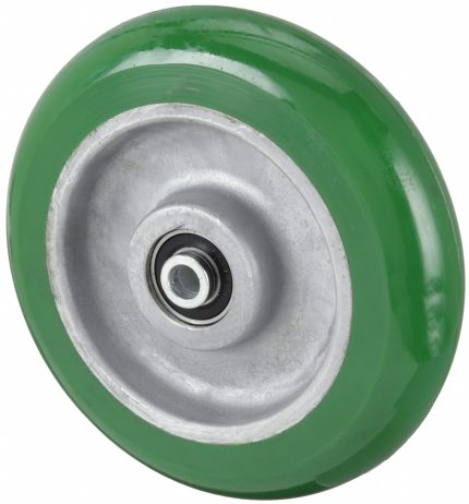APPROVED VENDOR Caster Wheel: 8 in Wheel Dia., 2 in Wheel Wd, Polyurethane, 1,500 lb Load Rating