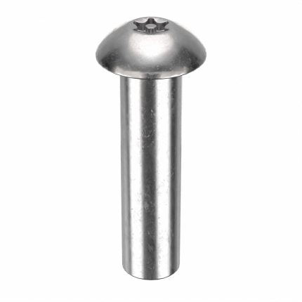 Binding Post: 3/8"-16 Thread Size, 2 in Brl Lg, 1/2 in Brl Dia, 18-8 Stainless Steel, Plain