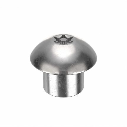 Binding Post: 1/2"-13 Thread Size, 1/2 in Brl Lg, 5/8 in Brl Dia, 18-8 Stainless Steel, Plain