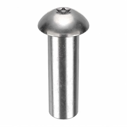 Binding Post: 1/2"-13 Thread Size, 2 in Brl Lg, 5/8 in Brl Dia, 18-8 Stainless Steel, Plain