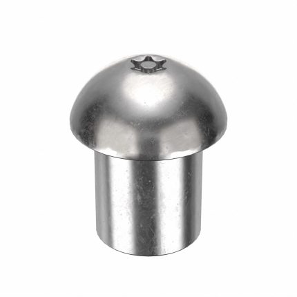 Binding Post and Screw: 3/4"-10 Thread Size, 1 in Brl Lg, 7/8 in Brl Dia, 18-8 Stainless Steel