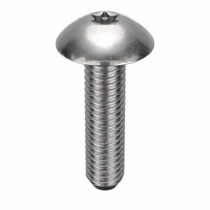Binding Post and Screw: 3/8"-16 Thread Size, 18-8 Stainless Steel, Plain, Truss Brl Hd, Truss, Plain