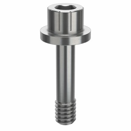 Socket Head Cap Screw: #8-32 Thread Size, 11/16 in Lg, Flanged Std, Plain, Stainless Steel, 630
