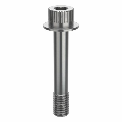 Socket Head Cap Screw: 1/2"-13 Thread Size, 2 7/8 in Lg, Flanged Std, Plain, Stainless Steel, 630