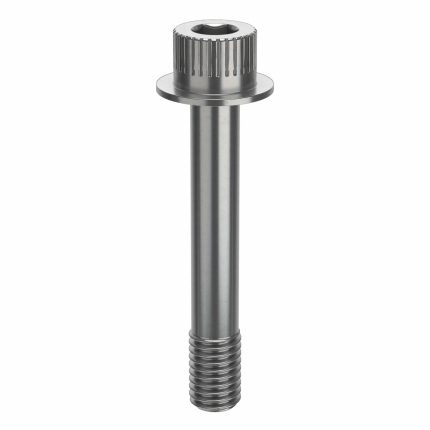 Socket Head Cap Screw: 1/2"-13 Thread Size, 3 1/8 in Lg, Flanged Std, Plain, Stainless Steel, 630
