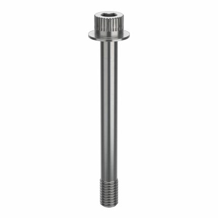 Socket Head Cap Screw: 1/2"-13 Thread Size, 4 3/4 in Lg, Flanged Std, Plain, Stainless Steel, 630