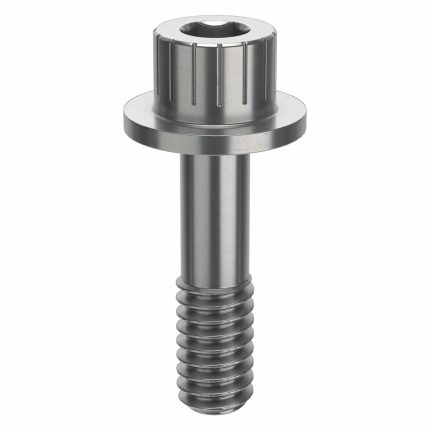 Socket Head Cap Screw: 1/4"-20 Thread Size, 15/16 in Lg, Flanged Std, Plain, Stainless Steel, 630