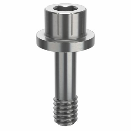 Socket Head Cap Screw: #8-32 Thread Size, 9/16 in Lg, Flanged Std, Plain, Stainless Steel, 18-8