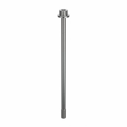 Socket Head Cap Screw: #10-32 Thread Size, 4 1/8 in Lg, Flanged Std, Plain, Stainless Steel, 18-8