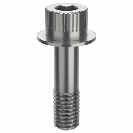 Socket Head Cap Screw: 1/2"-13 Thread Size, 1 3/4 in Lg, Flanged Std, Plain, Stainless Steel, 18-8