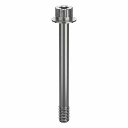 Socket Head Cap Screw: 1/2"-13 Thread Size, 4 3/4 in Lg, Flanged Std, Plain, Stainless Steel, 18-8