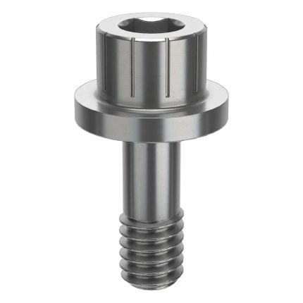 Socket Head Cap Screw: #8-32 Thread Size, 7/16 in Lg, Flanged Std, Plain, Stainless Steel, 316