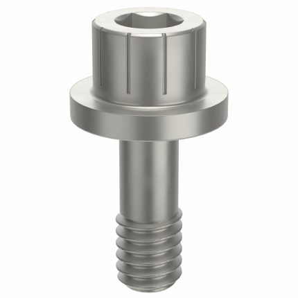 Socket Head Cap Screw: #8-32 Thread Size, 7/16 in Lg, Flanged Std, Plain, Aluminum, Not Graded