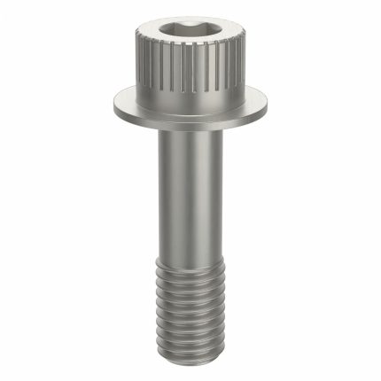 Socket Head Cap Screw: 1/2"-13 Thread Size, 1 7/8 in Lg, Flanged Std, Plain, Aluminum, Not Graded