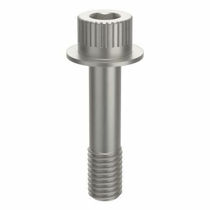 Socket Head Cap Screw: 1/2"-13 Thread Size, 2 1/8 in Lg, Flanged Std, Plain, Aluminum, Not Graded