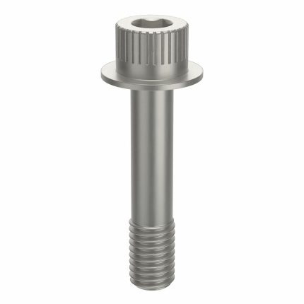 Socket Head Cap Screw: 1/2"-13 Thread Size, 2 3/8 in Lg, Flanged Std, Plain, Aluminum, Not Graded