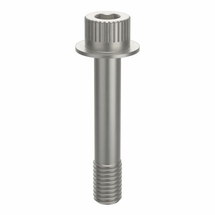 Socket Head Cap Screw: 1/2"-13 Thread Size, 2 3/4 in Lg, Flanged Std, Plain, Aluminum, Not Graded